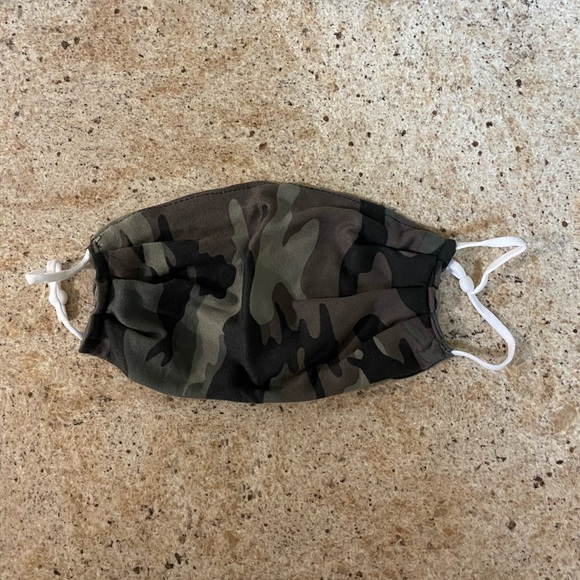 Green Camouflage Head-Wrap Face Mask - Picture 5 of 5